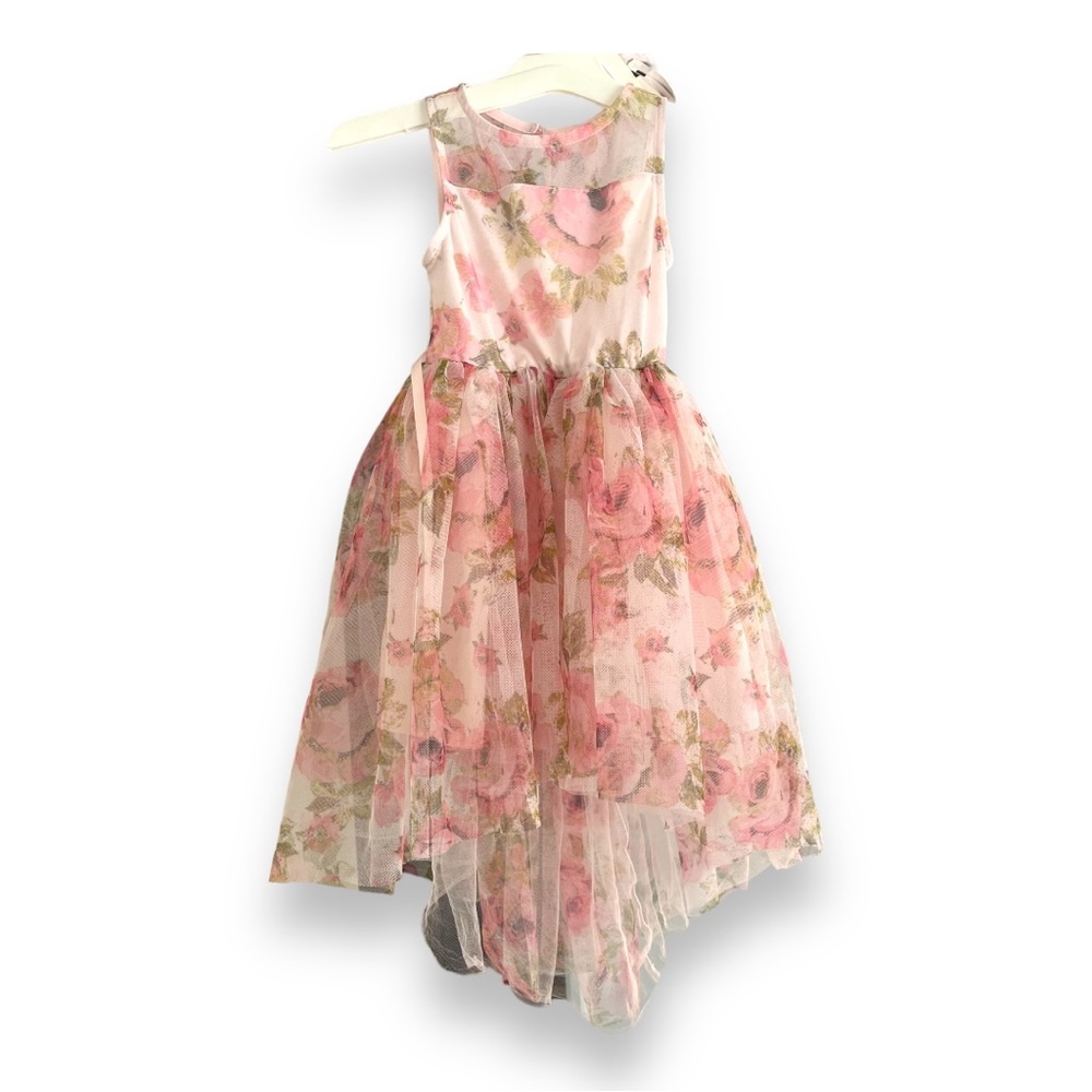 Zenzi Girls Tulle Flower Formal Dress Size XS (4-6) - Picture 3 of 11